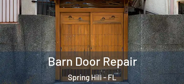  Barn Door Repair Spring Hill - FL